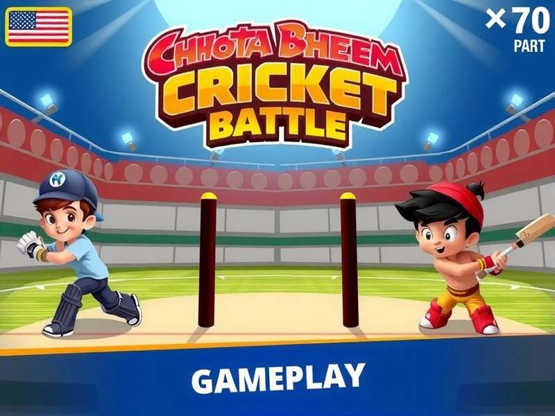 Chhota Bheem Cricket Battle Gameplay